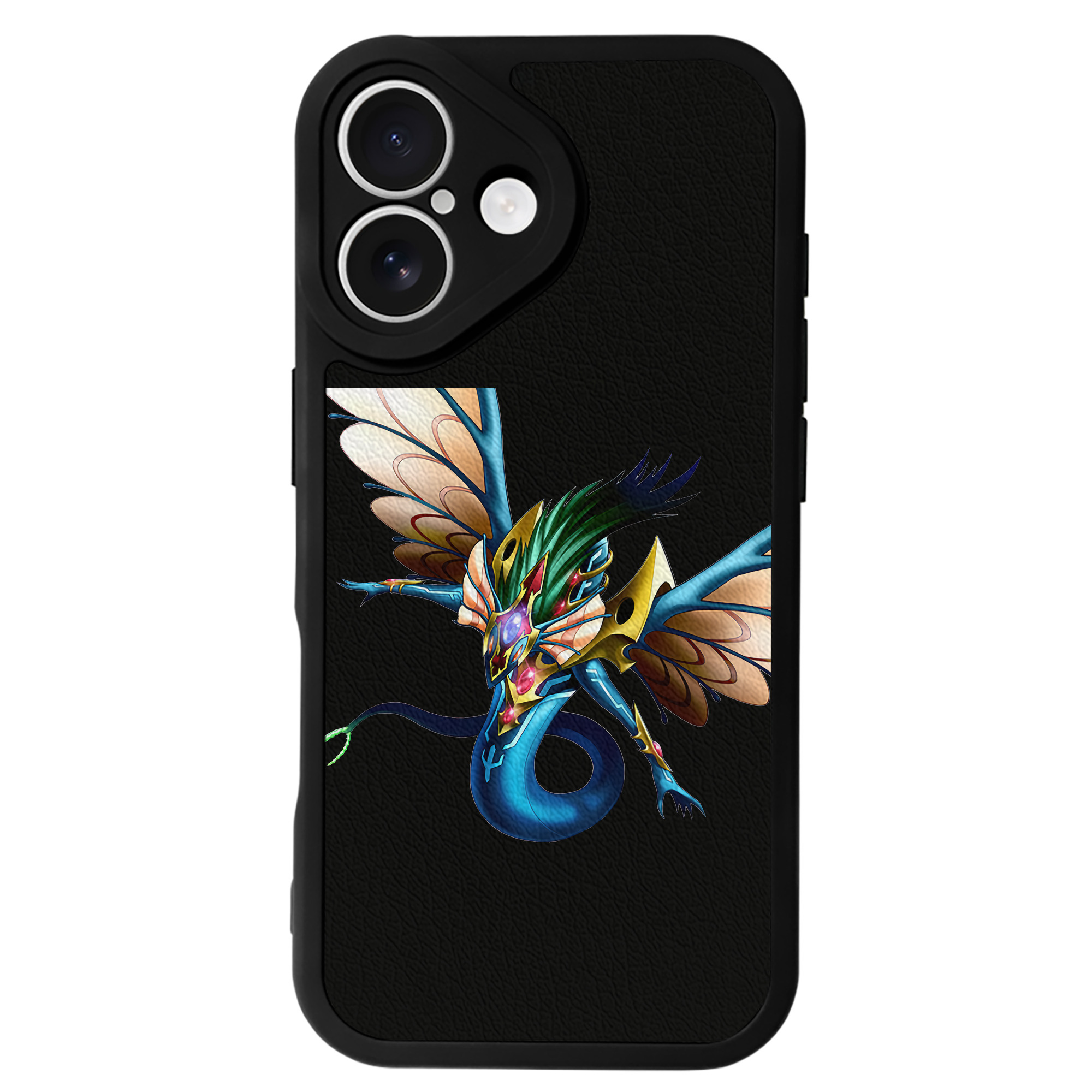 （画像用） 遊☆戯☆王 Yu-Gi-Oh! 【iPhone 16シリーズ対応】シリコンスマホケース（レザー調） 材質：シリコン